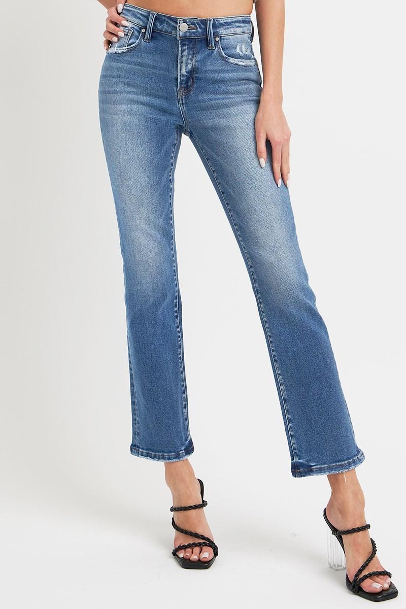 RISEN RDP5302RT MID RISE STRAIGHT JEANS