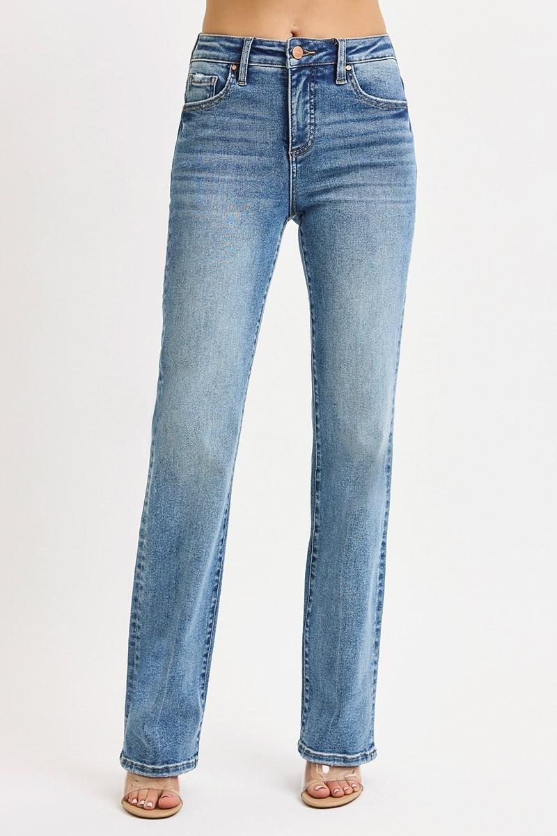 RISEN PS21354 TUMMY CONTROL HIGH RISE STRAIGHT JEANS