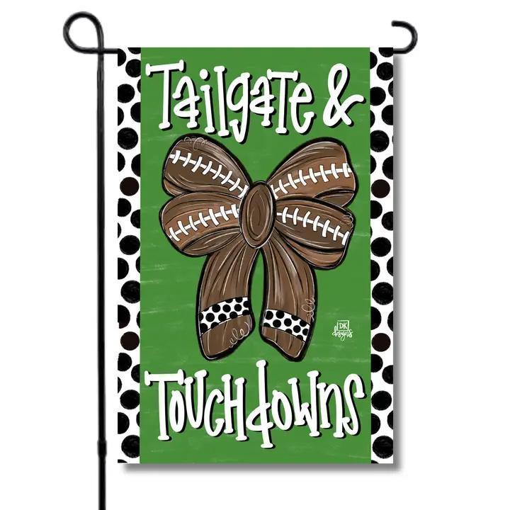 Tailgate and Touchdown Garden Glam Garden Flag