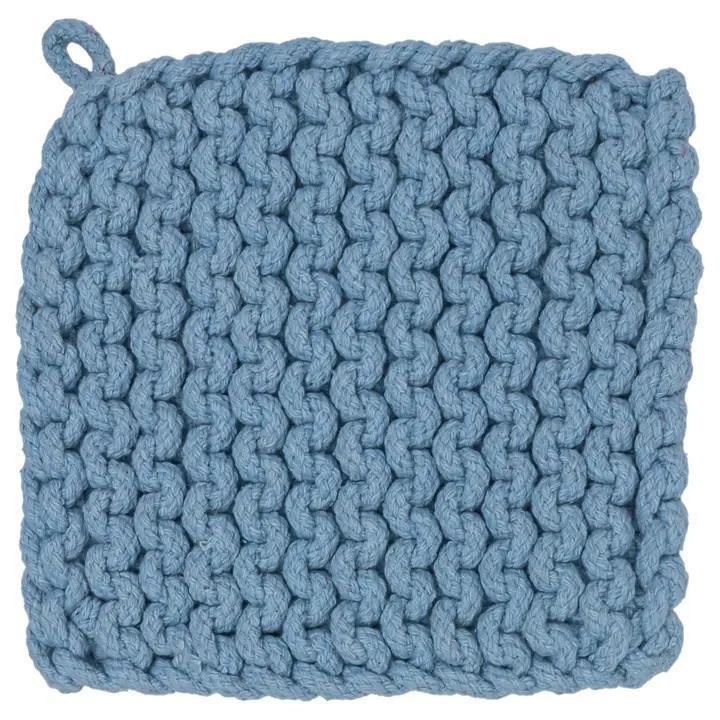 Sage Chunky Knit Cotton Pot Holder