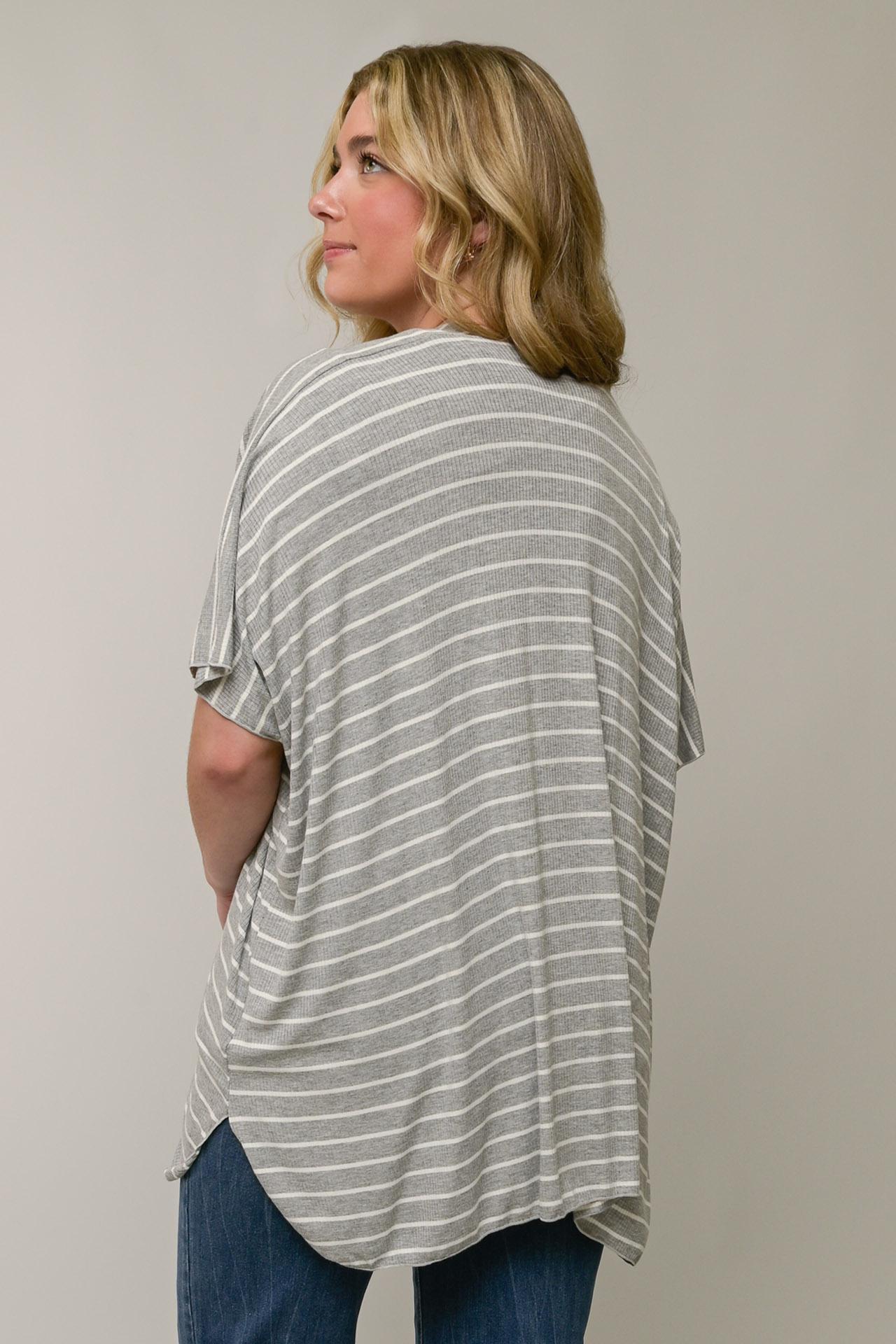 Ribbed Kimono