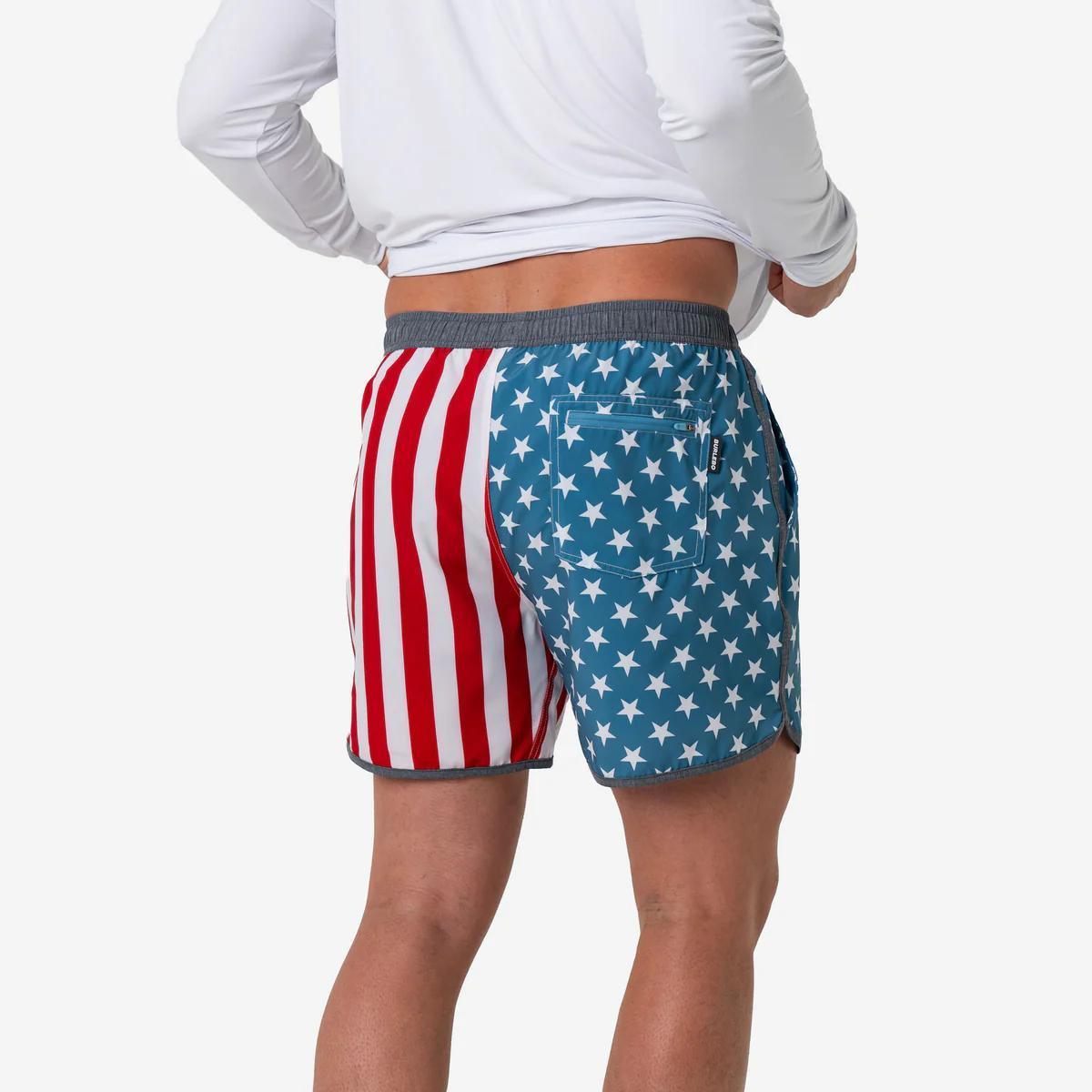 Burlebo Swim Trunk - Throwback USA