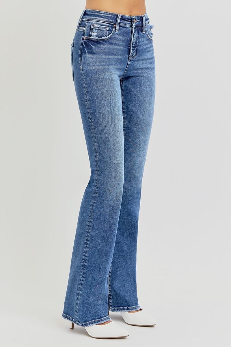 RISEN RDP5939 TUMMY CONTROL HIGH RISE STRAIGHT JEANS