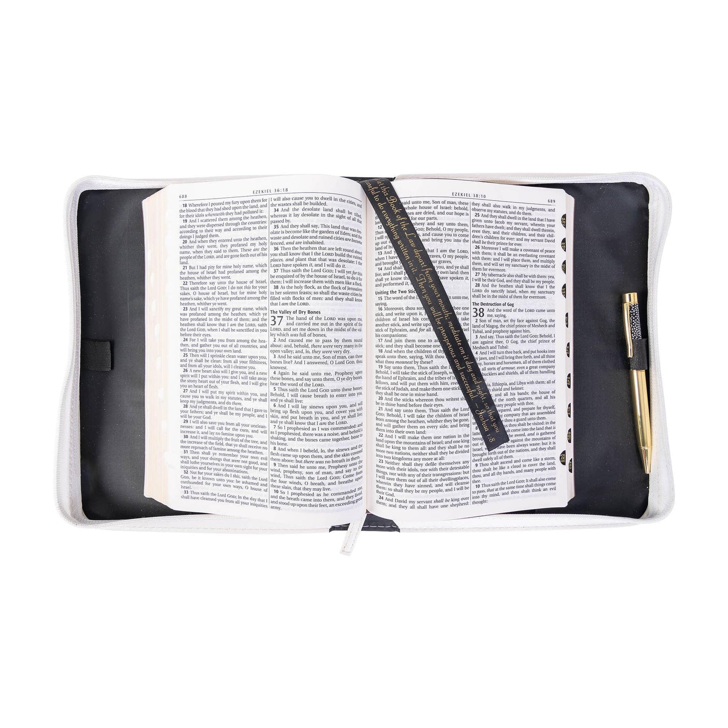 Bible Cover - Watercolor Flower Grace Ephesians 2:8