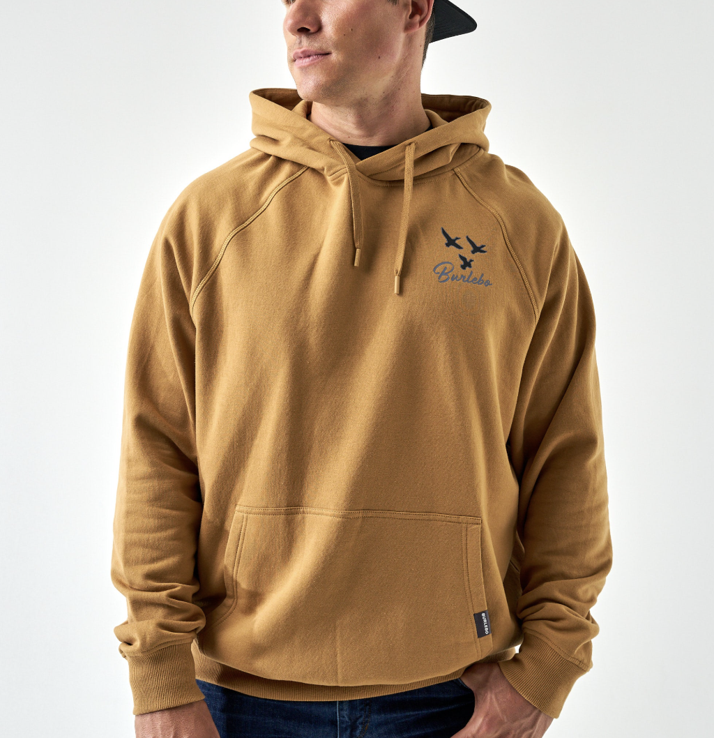 Burlebo Fleece Hoodie DUCK DOG - LIGHT BROWN