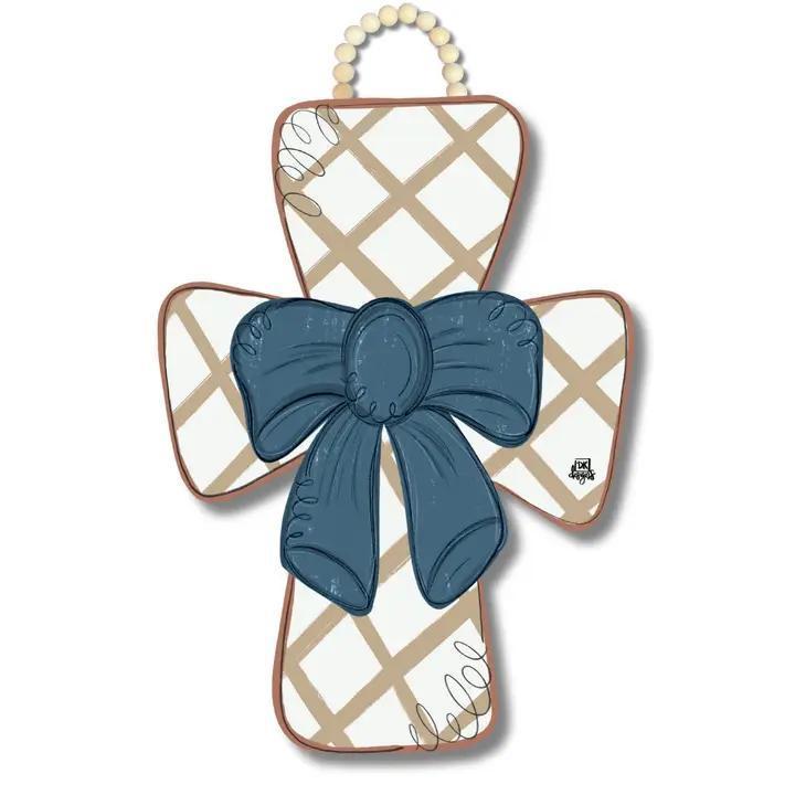 Dk Mocha Cross Door Hanger