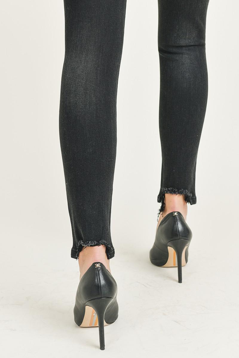 HIGH RISE VINTAGE WASHED SKINNY