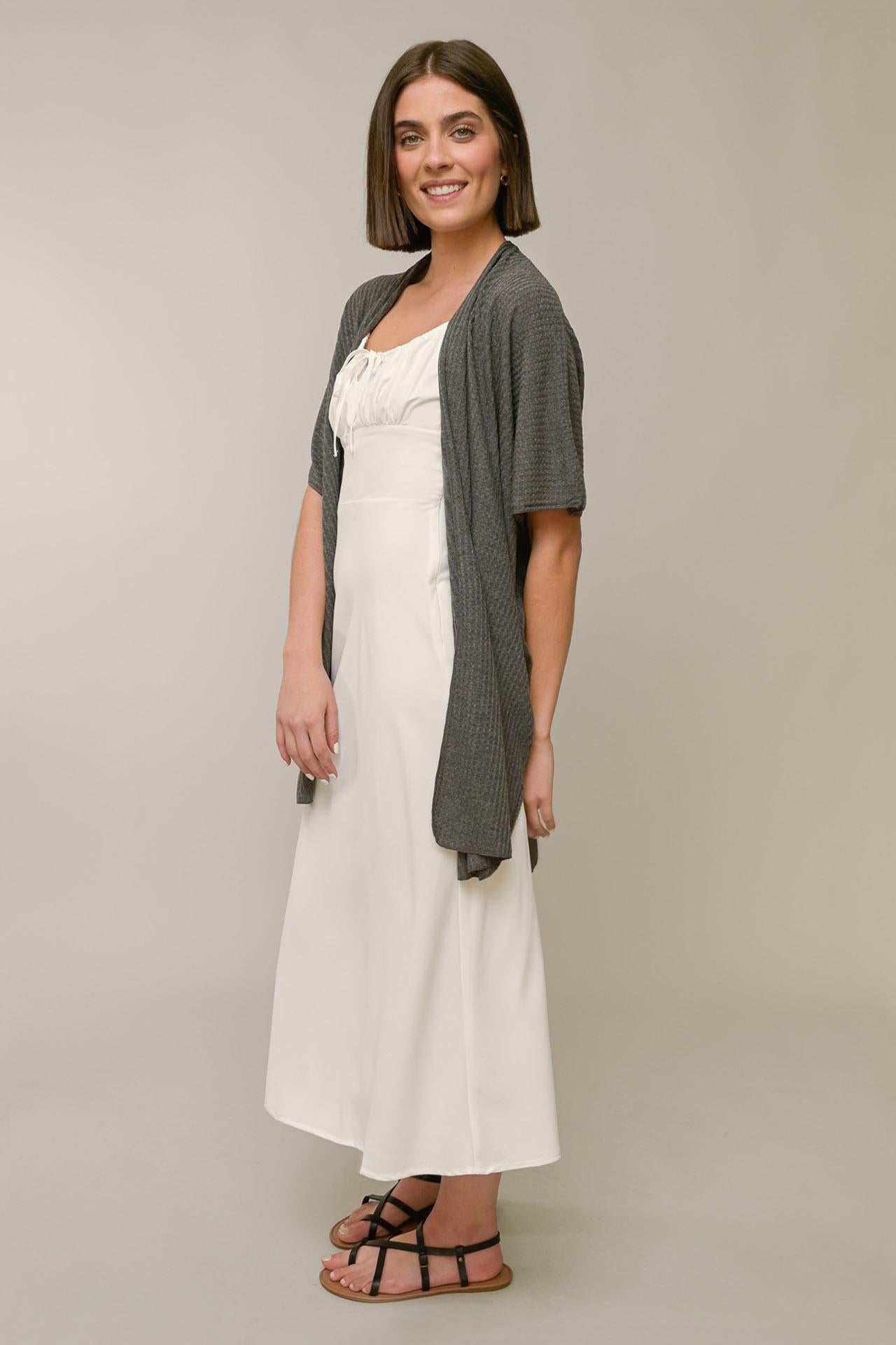 Ribbed Kimono