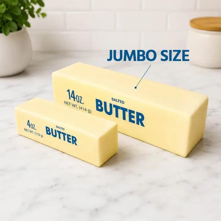 Jumbo Butter Bar Squishy Stress Relief Toy