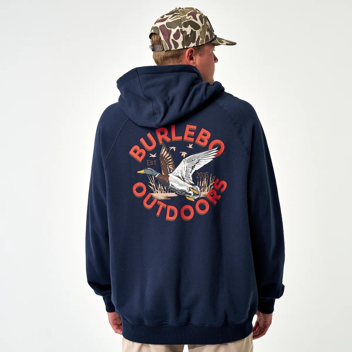 Fleece Hoodie - Old School Duck Hunt