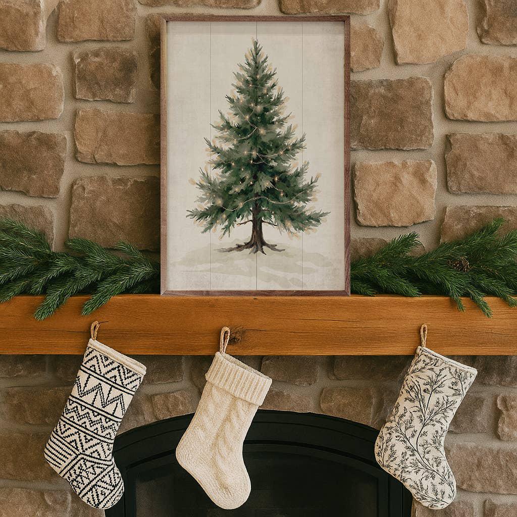 Lighted Pine Tree