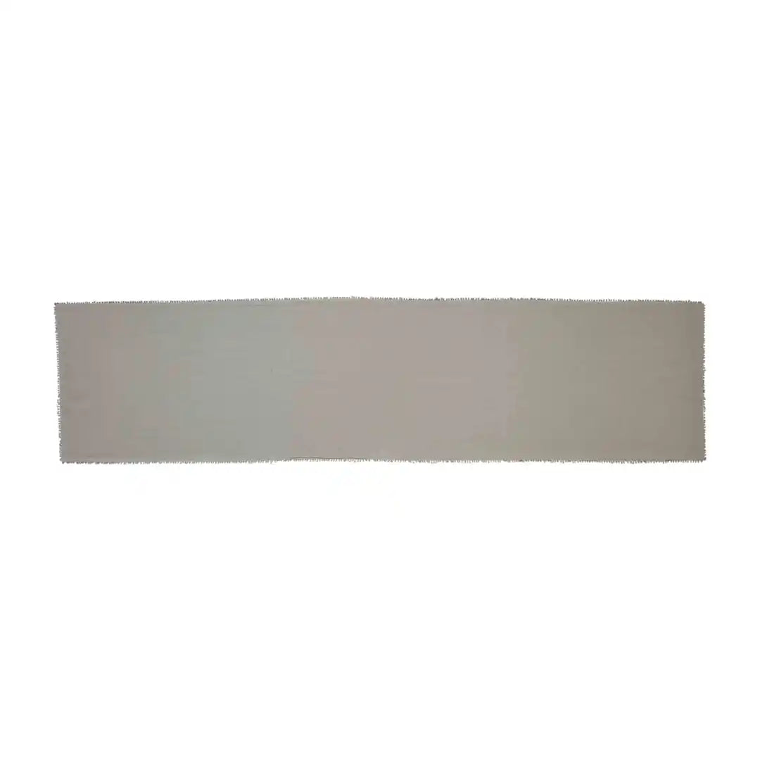 Gray Pom Table Runner