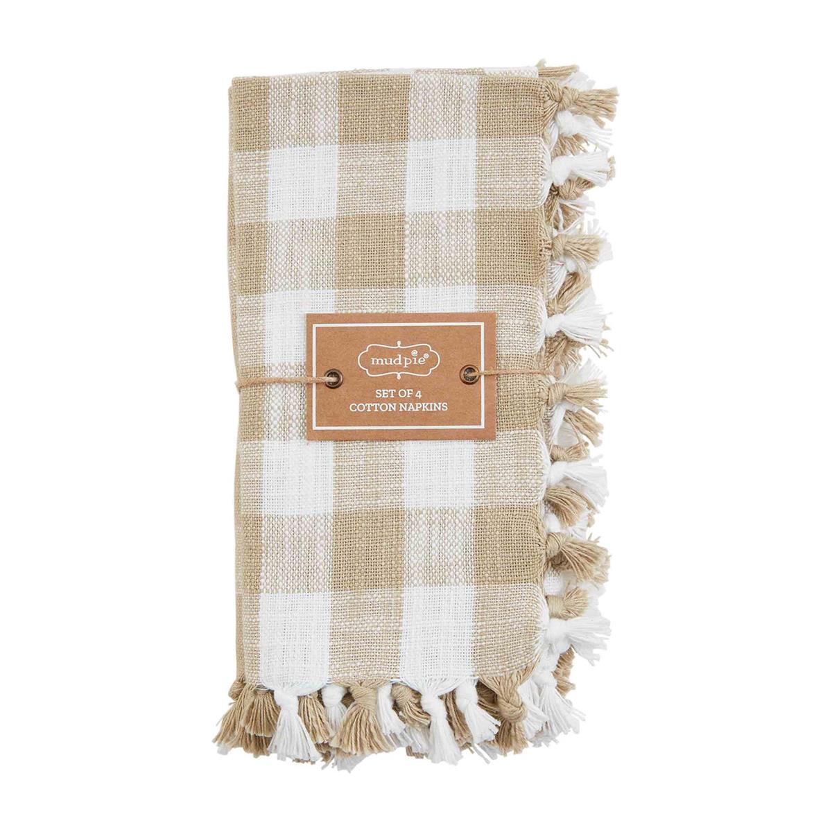 Gingham Napkin Set