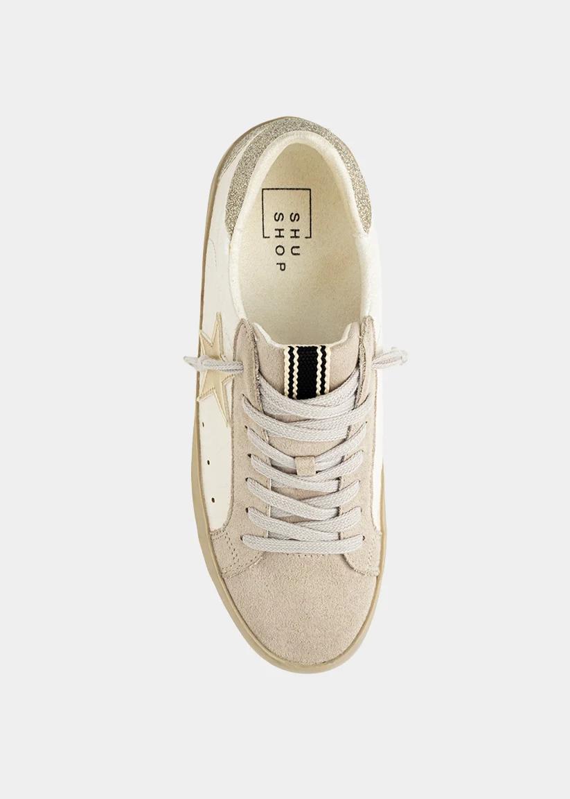 ShuShop Paula Bone Snake Sneaker