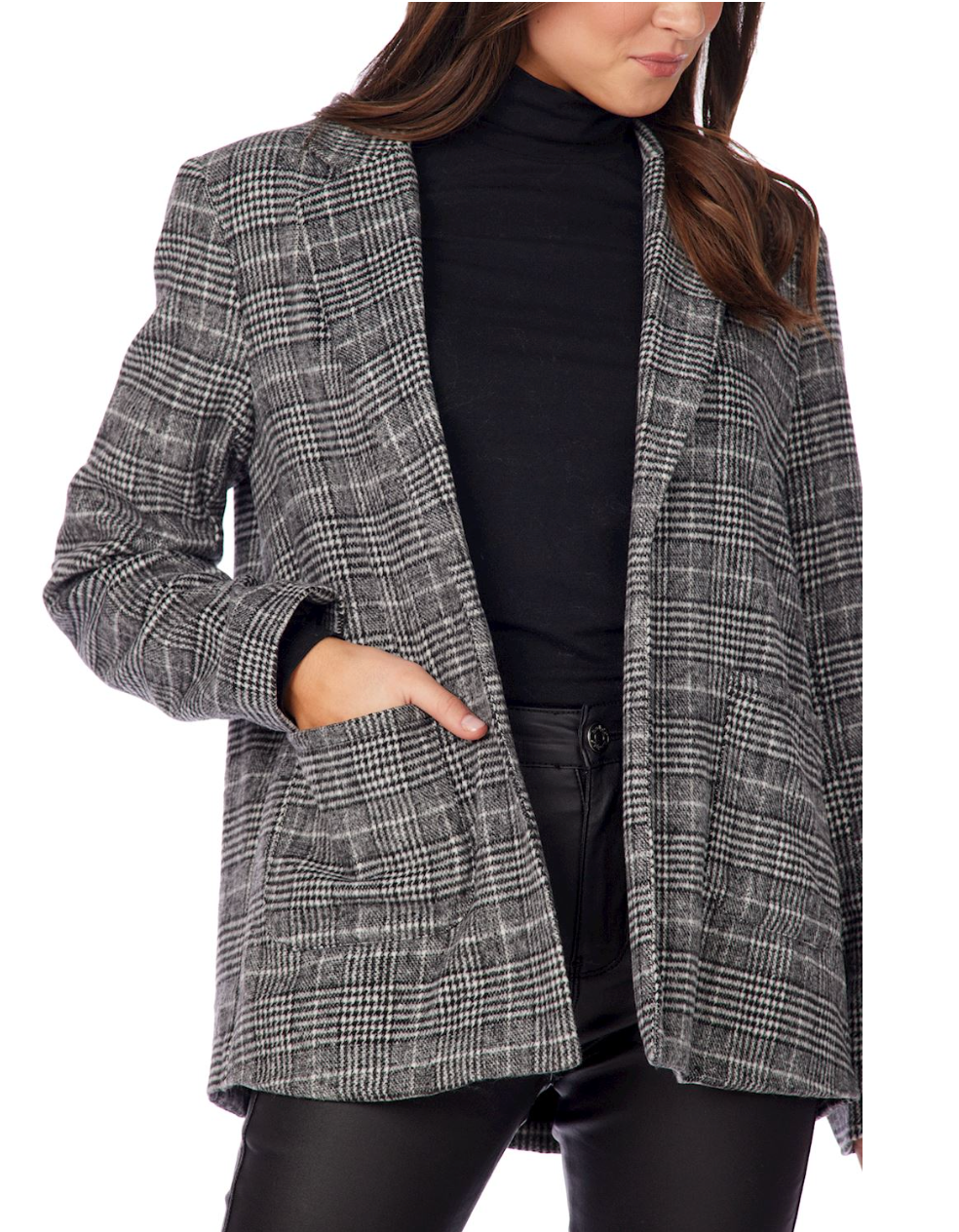 Mud Pie Houndstooth Bynes Blazer