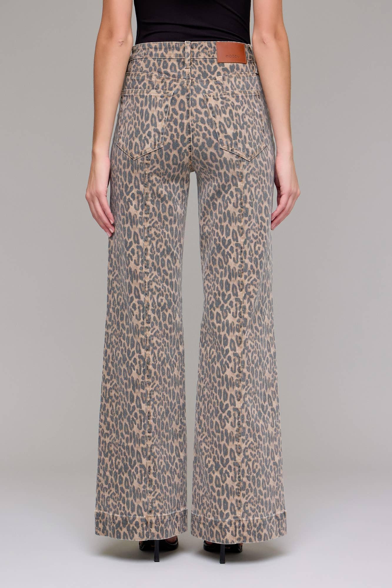 Hidden Cheetah Seam Inseam Comfort Flare