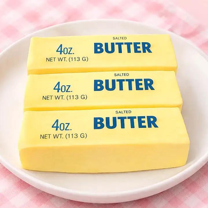 Squishy Butter Stick Shape Squeeze Stress Relief Toy