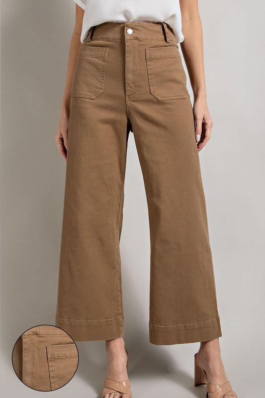 EE:SOME PLUS Soft Washed Wide Leg Pants