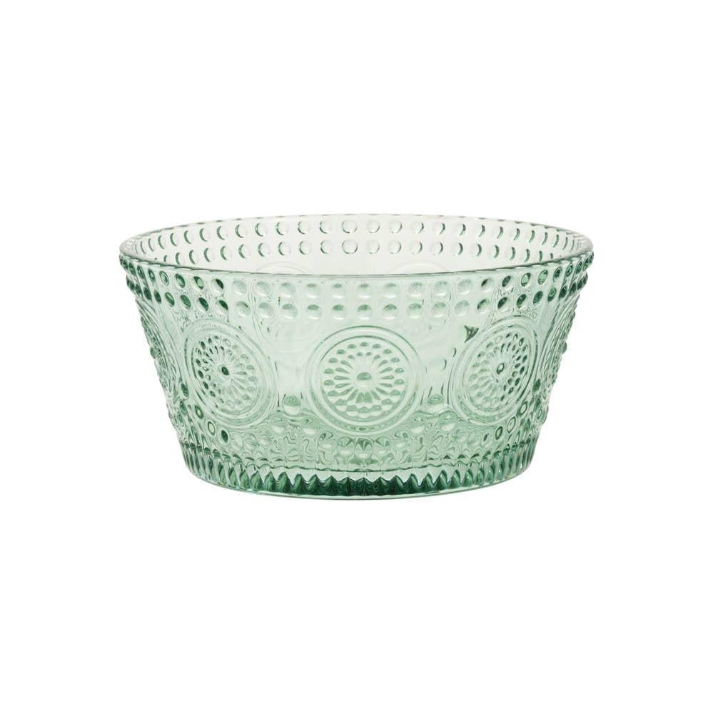 4.75" Dia Sage Codi Glass Bowl