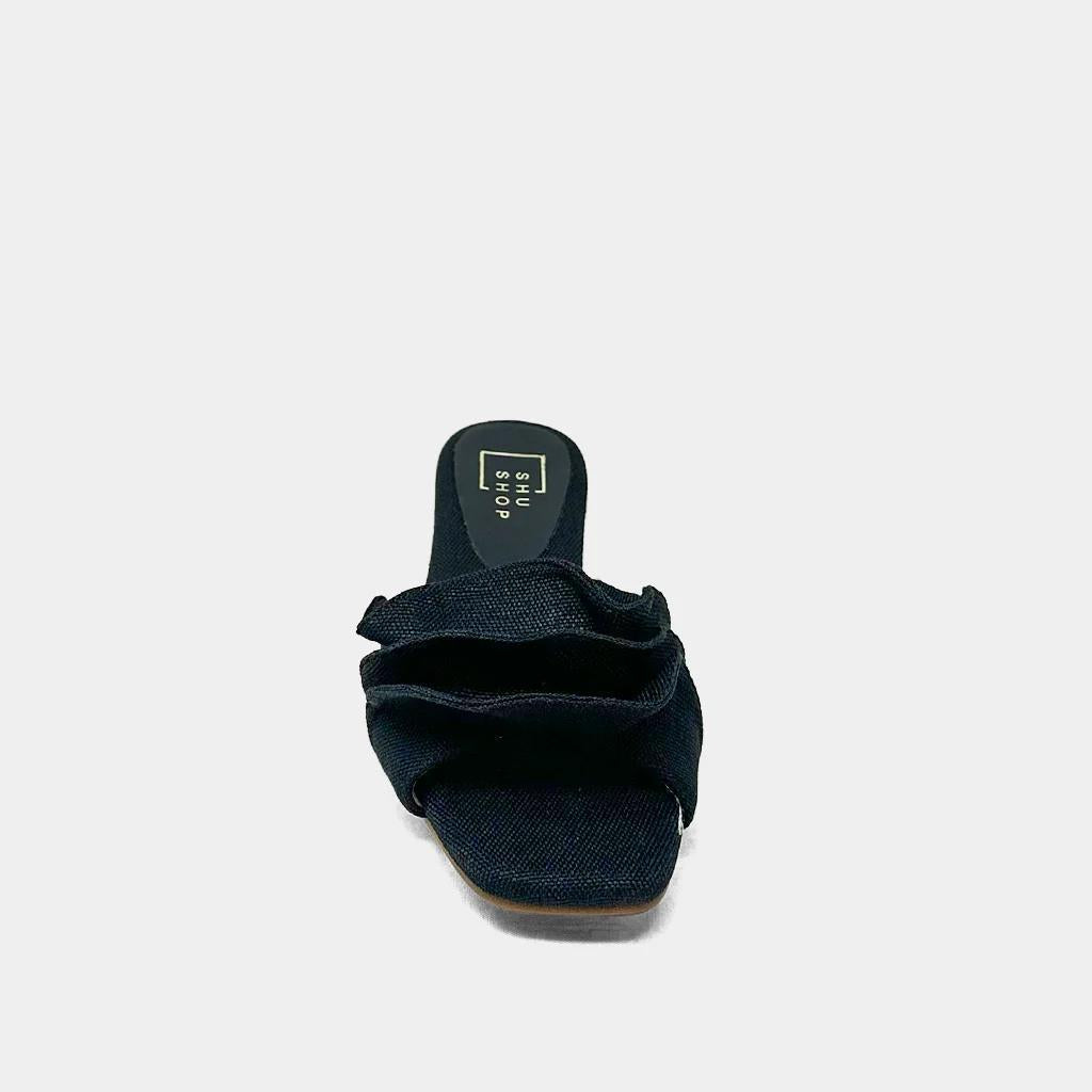 ShuShop Daisy Black Slide/Sandal