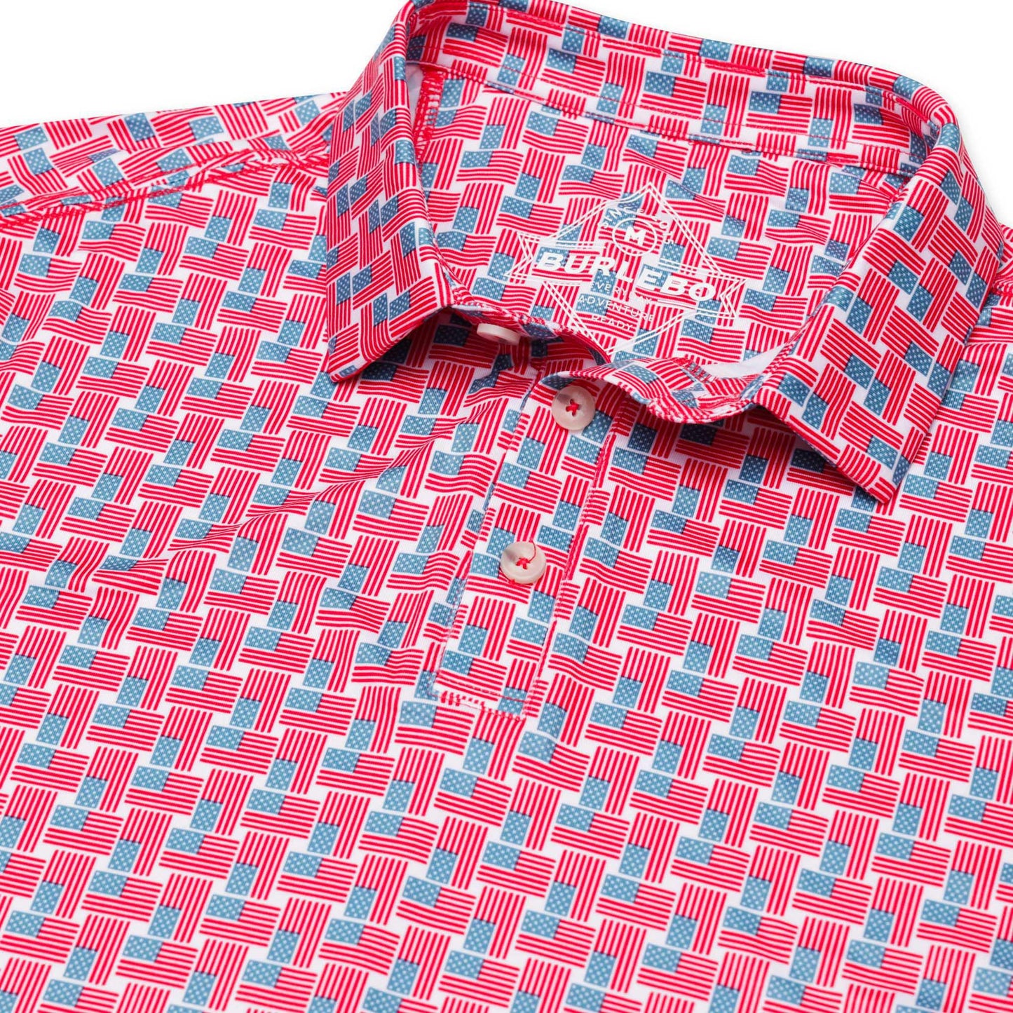 Burlebo Performance Polo - American Flag