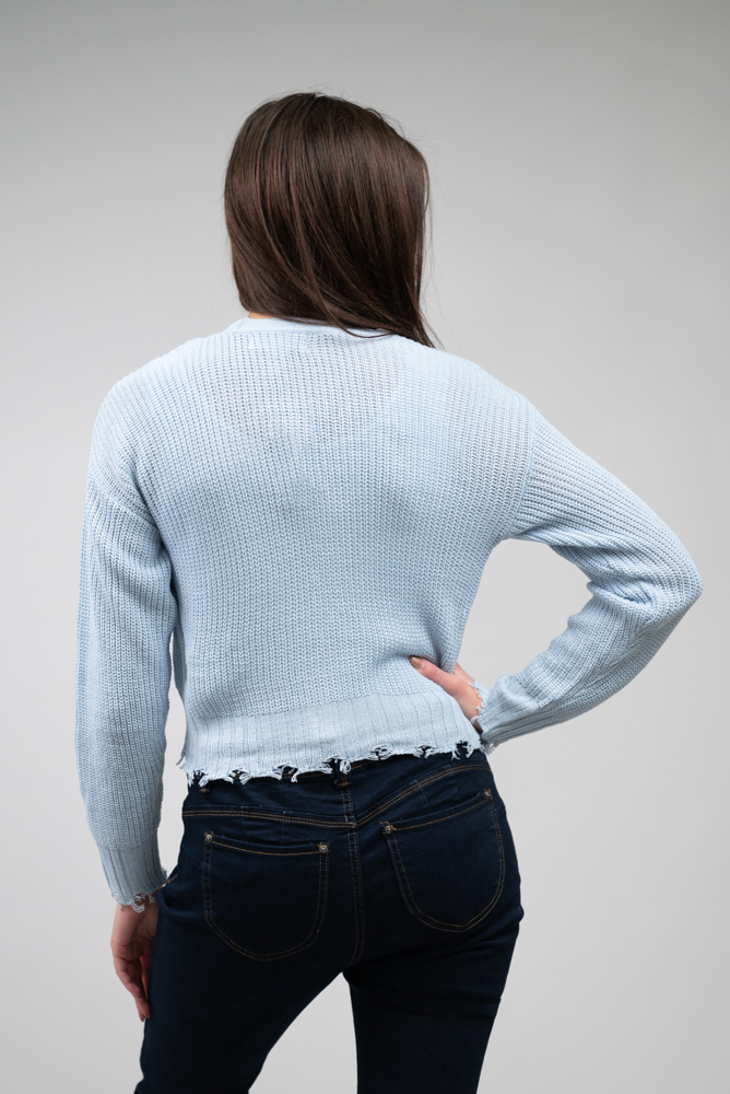 Cropped Button Front Cardigan