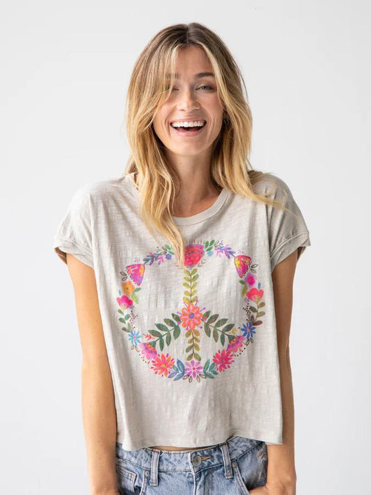 Natural Life Frankie Cotton Boxy Tee Shirt