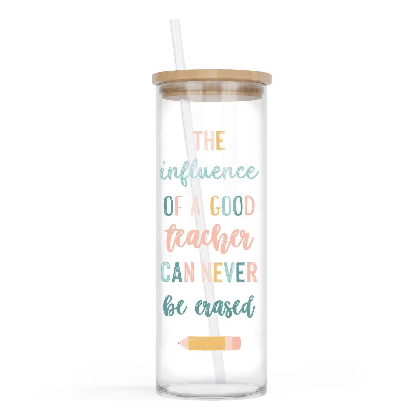 Teacher Gift, Cold Brew Glass, School, Teach, Coffee Cup