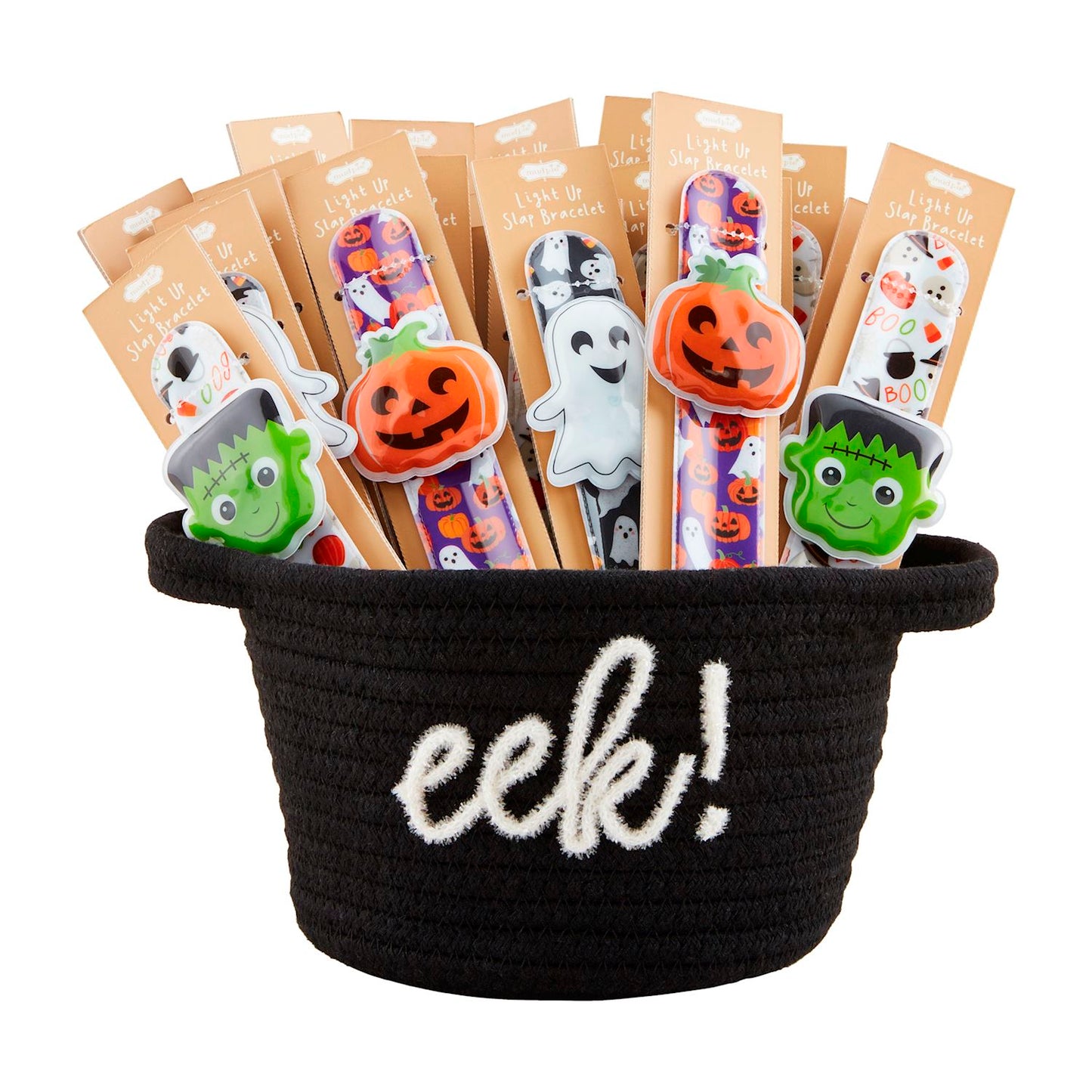 HALLOWEEN LIGHT-UP SLAP BRACELETS