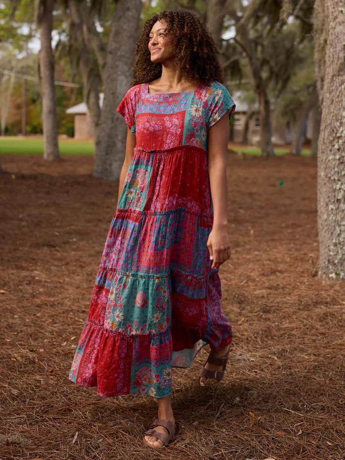 Natural Life Berkley Maxi Dress Jewel Positano