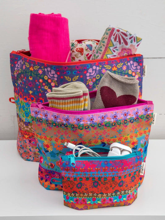Natural Life Anything & Everything Pouches, Set of 3