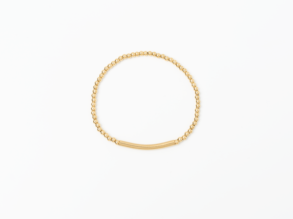 Meralora 3mm w/ Bar Stretch Bracelet