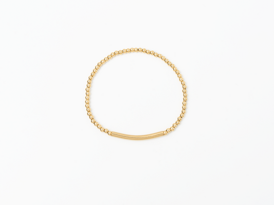 Meralora 3mm w/ Bar Stretch Bracelet