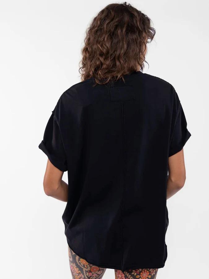 Natural Life Take It In Cotton Tee - Black