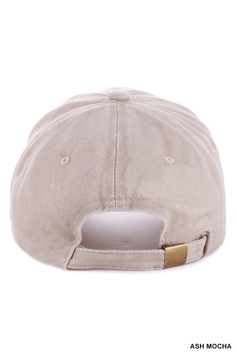 Zenana Vintage Washed Baseball Cap U-719
