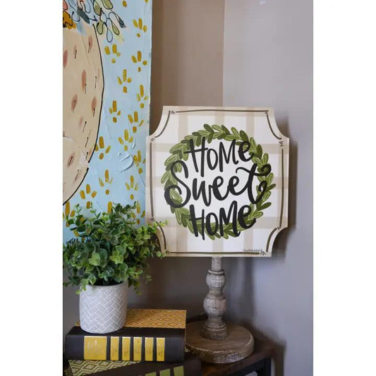 Home Sweet Home Cut Corner Topper