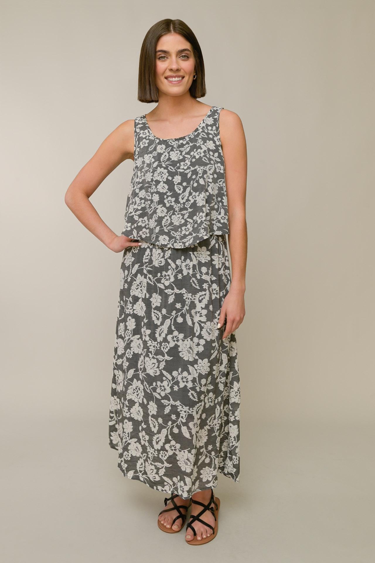 S/L Popover Maxi Dress