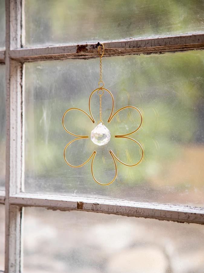 Natural Life - Whimsy Glass Sun Catcher - Flower