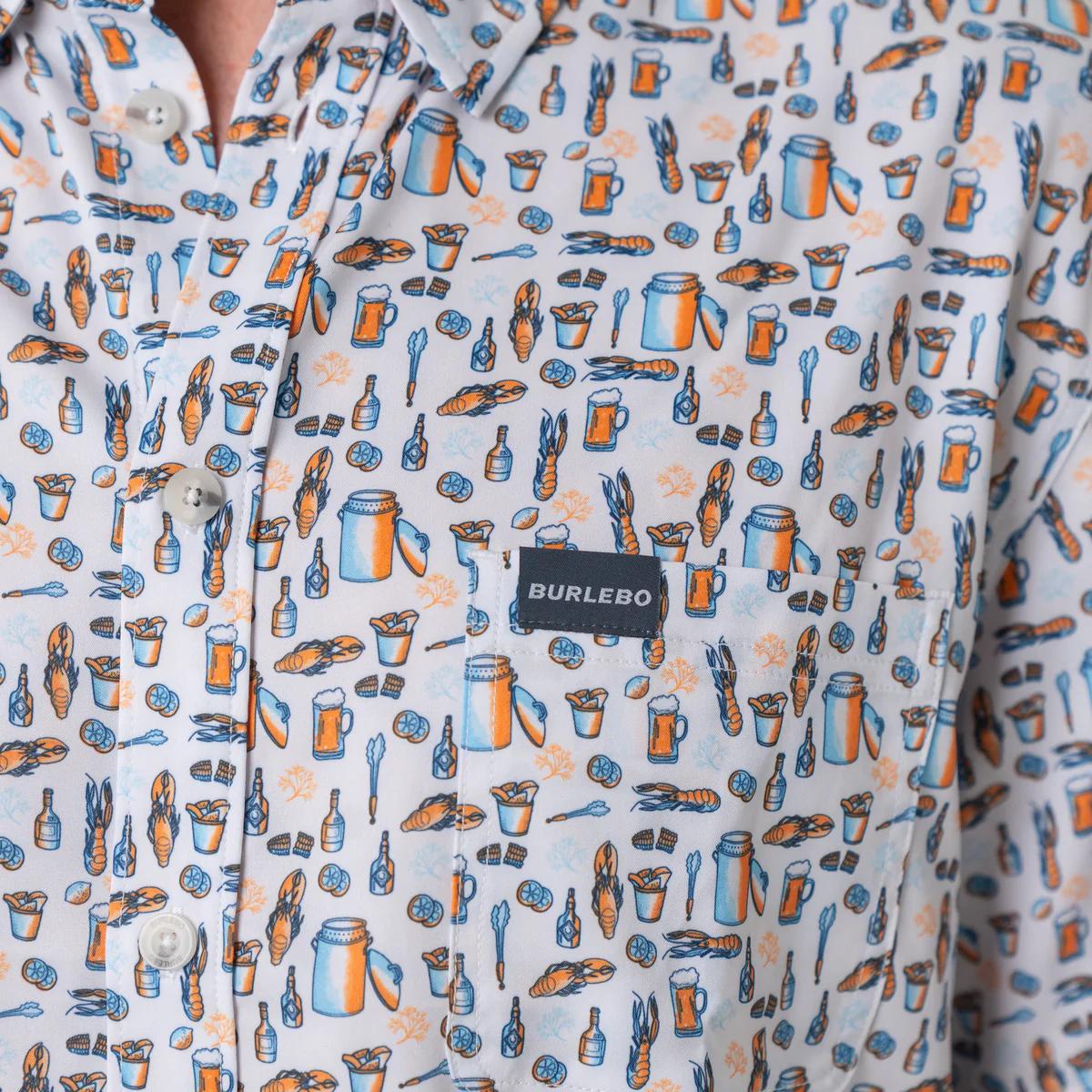 Performance Button Up - Crawfish Boil