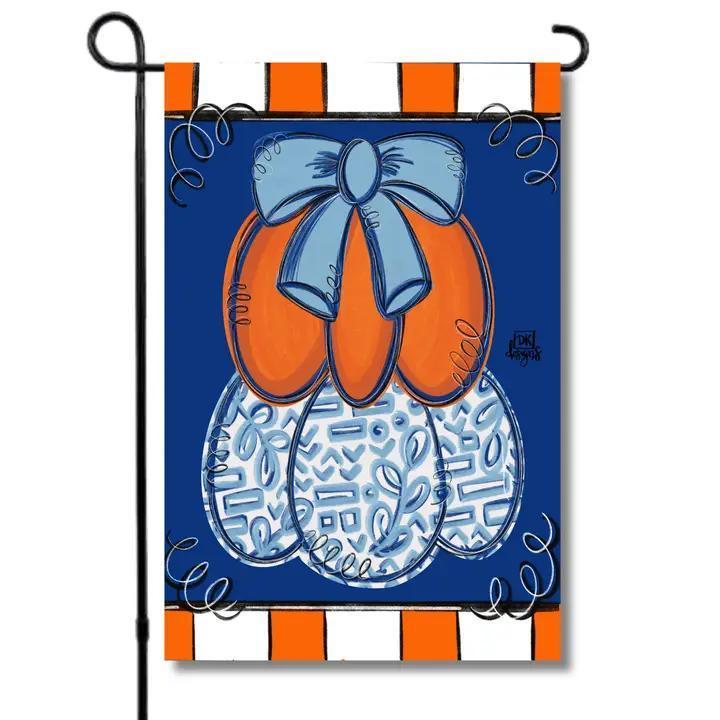 Chinoiserie Pumpkin Garden Glam Garden Flag