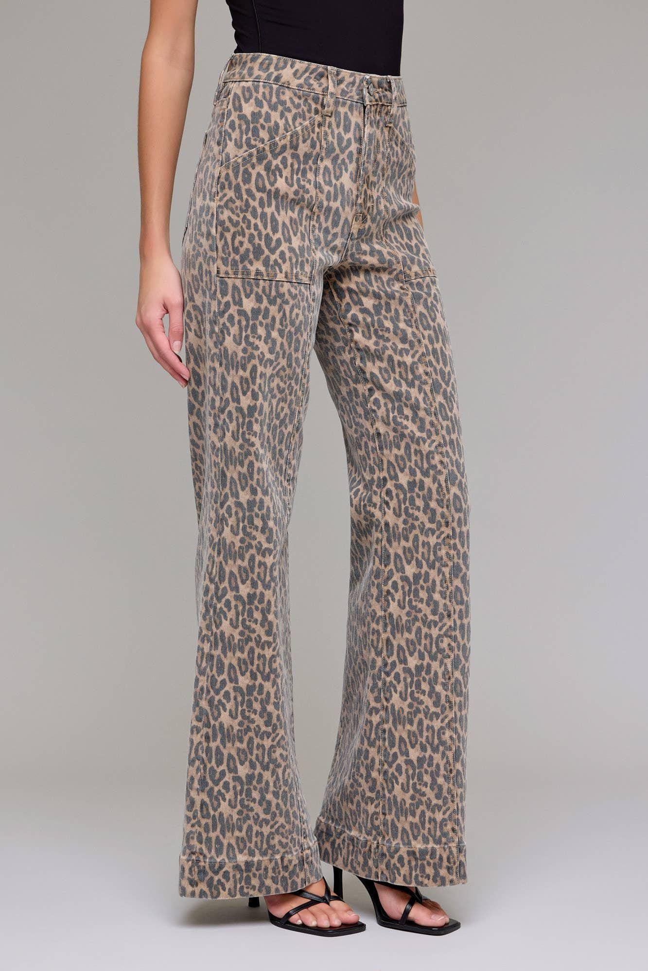 Hidden Cheetah Seam Inseam Comfort Flare