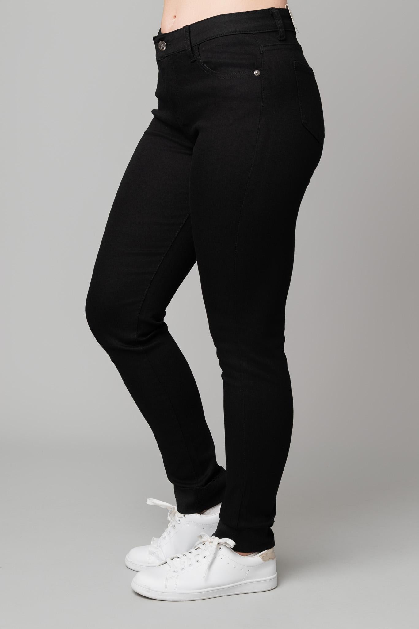 Stretch Twill Roll Cuff Skinny Jean