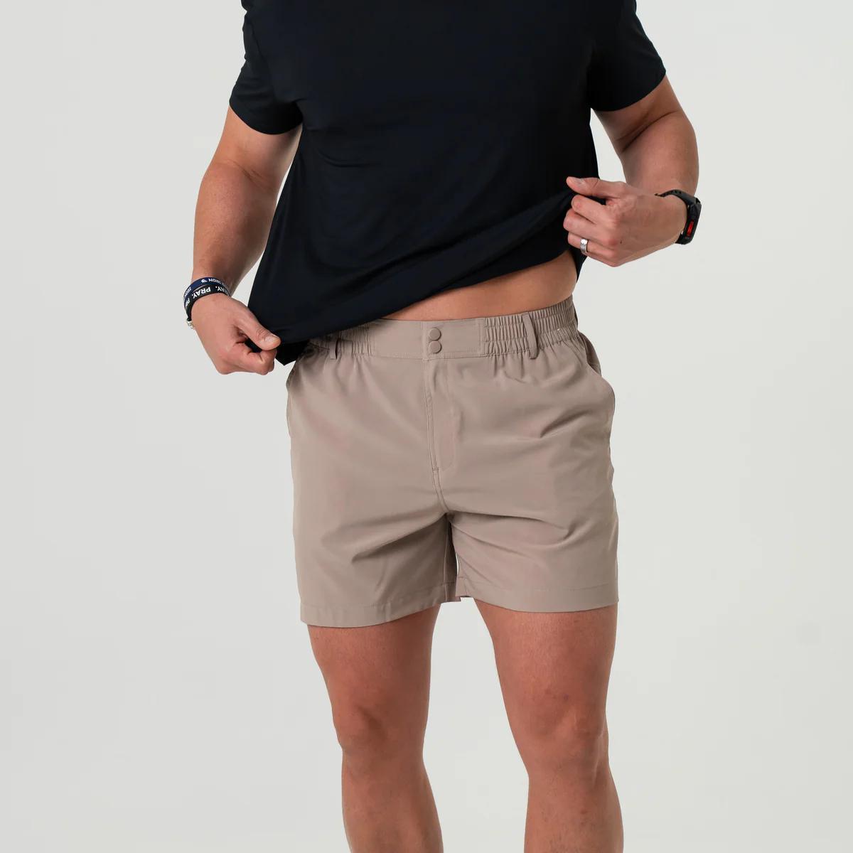 Everyday Short - 7" Cobblestone Khaki - Duck Hunt Pocket