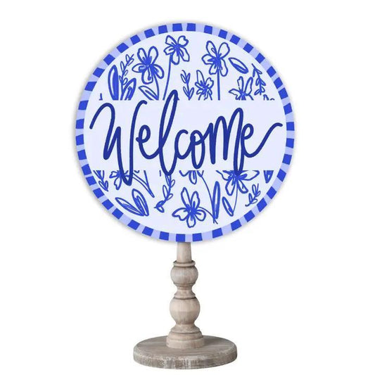 Chinoiserie Welcome Topper