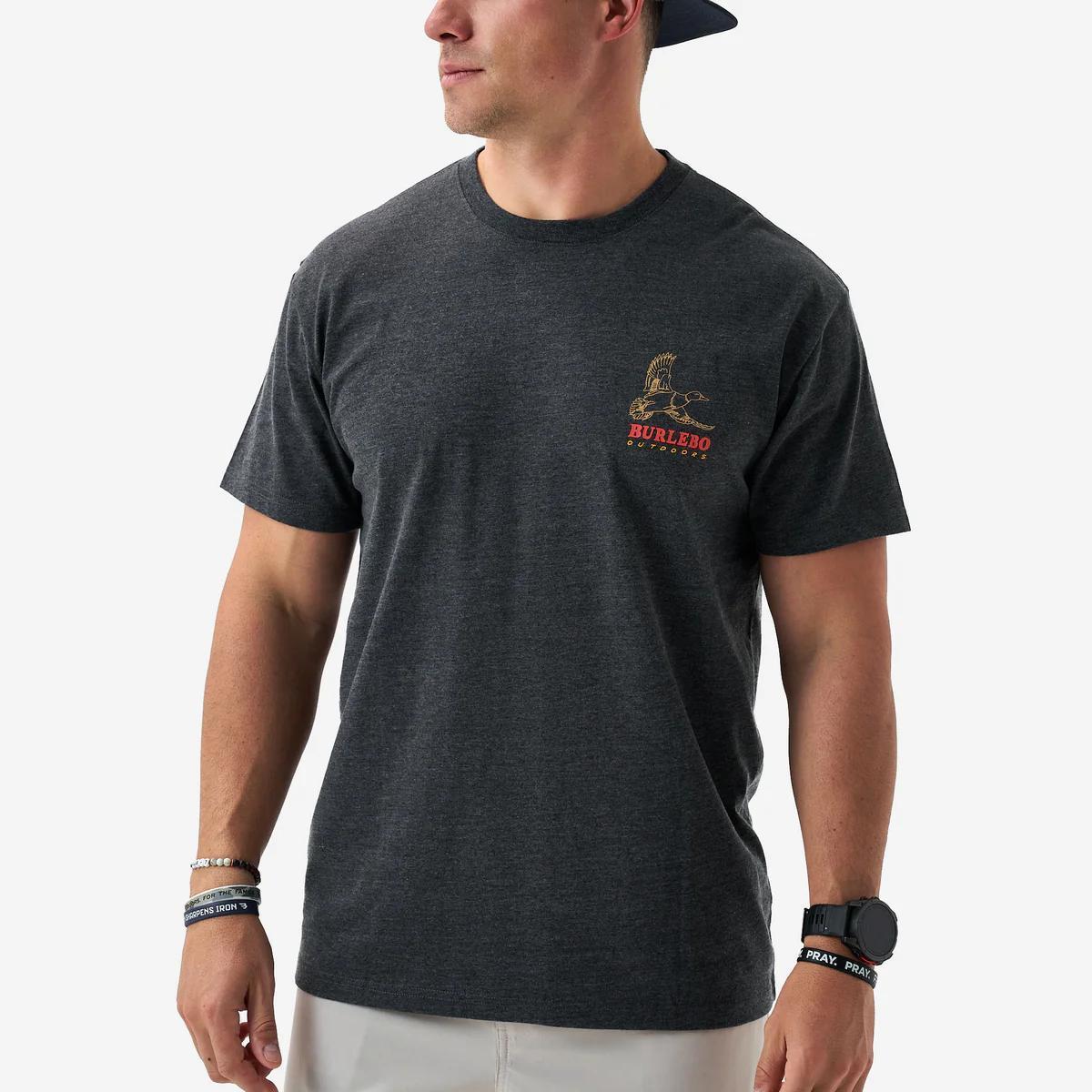 Short Sleeve Tee - Duck Wild - Heather Black