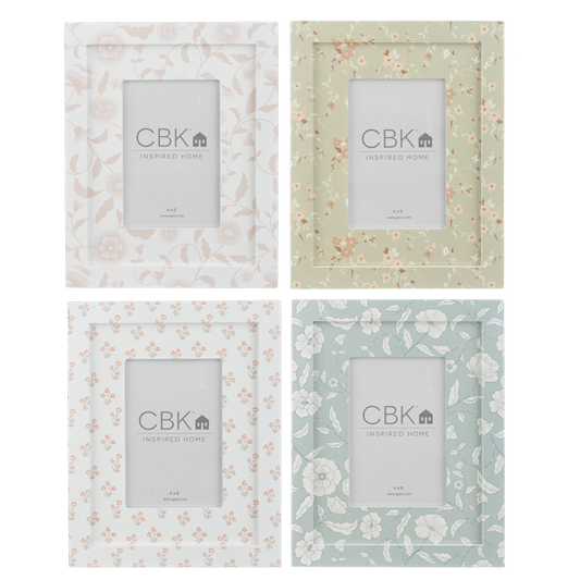 Vintage Floral 4x6 Frame