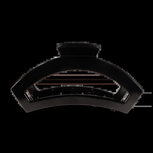 Teleties Open Jet Black Large Claw Hair Clip