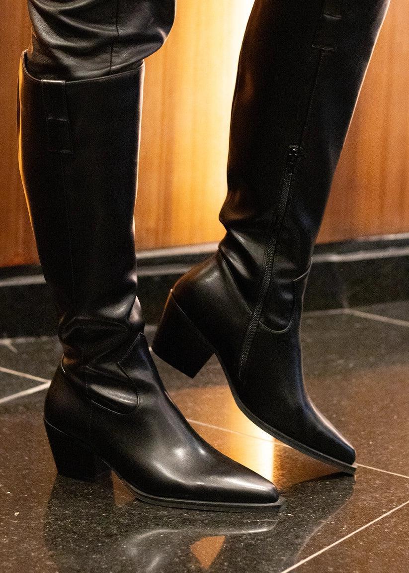 ShuShop Vienna Tall Black  Boot