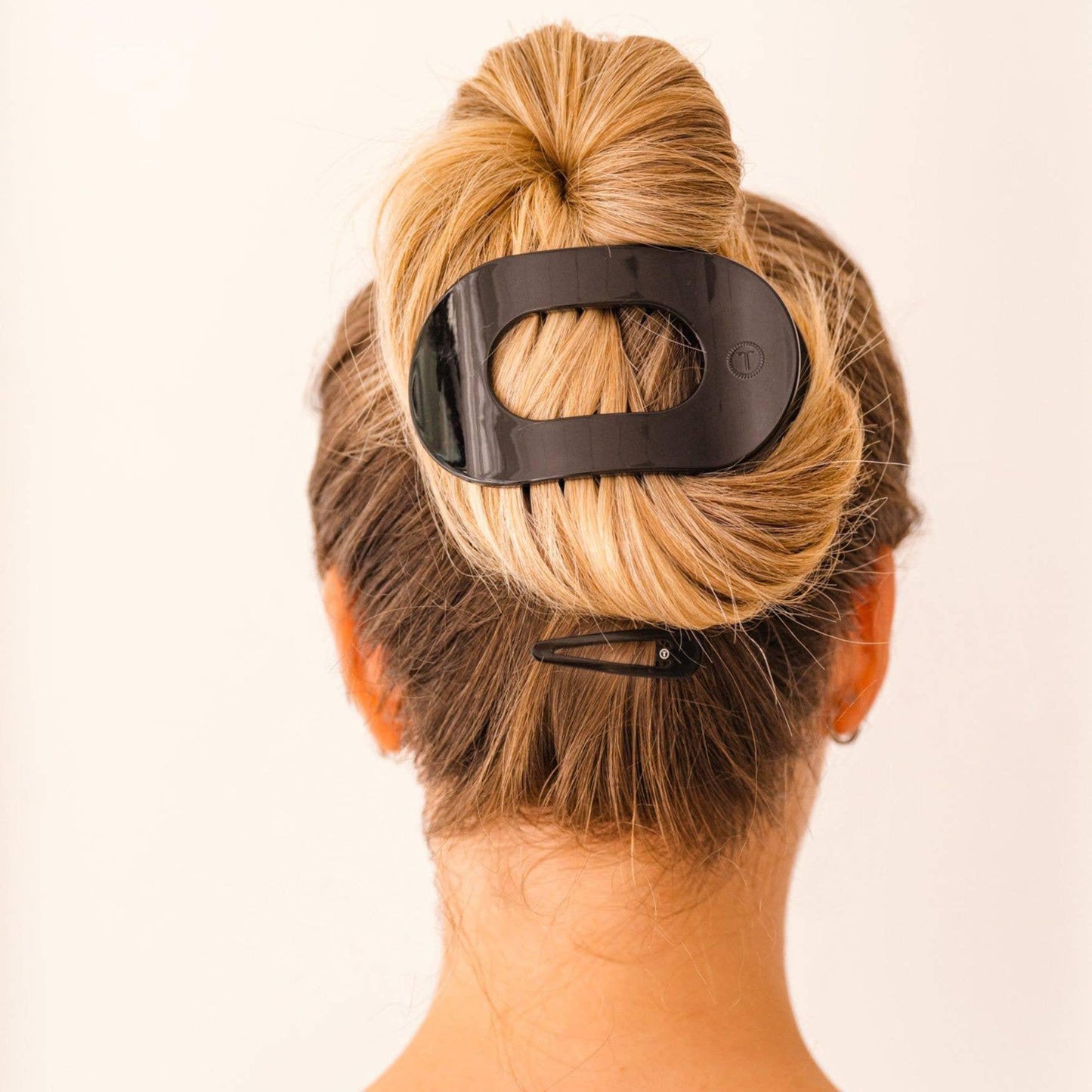 Teleties Round Flat Hair Clip | Large