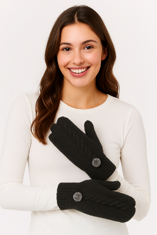 Cable Knit Mittens